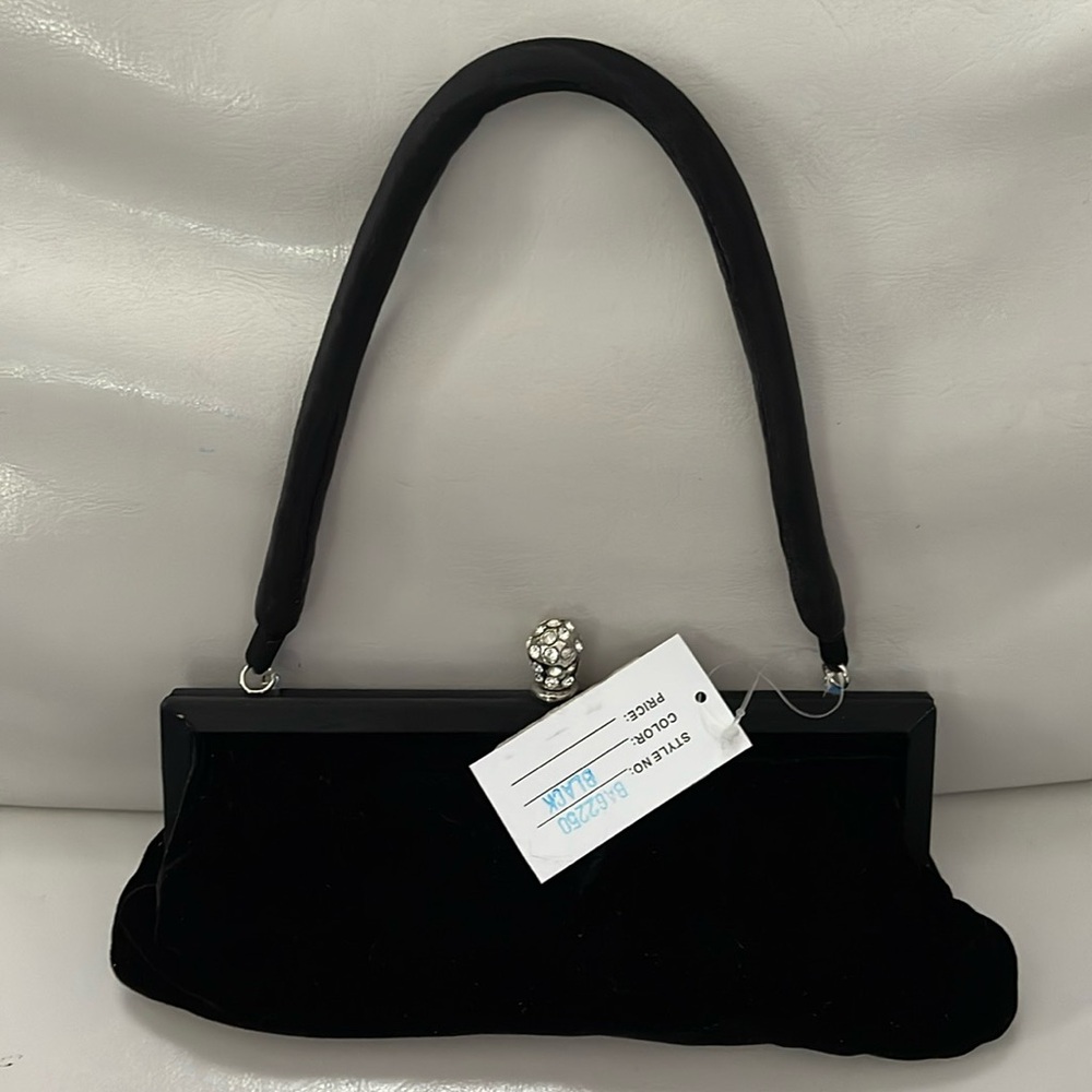 BNWT Velour elegant evening bag.
